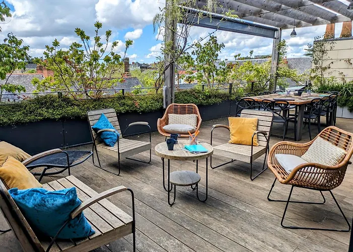 アパート Unique A ! Loft Moderne Avec Rooftop 10pers *